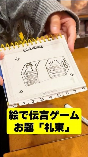 A very difficult game of relaying messages to the last 8 players using only pictures [Telestratio...
