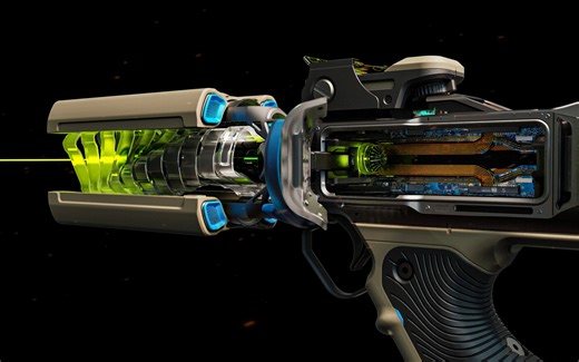 概念设计：辐射震荡波步枪