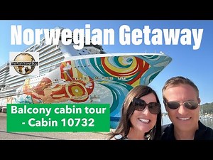 Norwegian Getaway FAMILY BALCONY CABIN tour - Cabin 10732