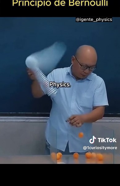 El efecto Bernoulli: Tubo que aspira aire sin motor