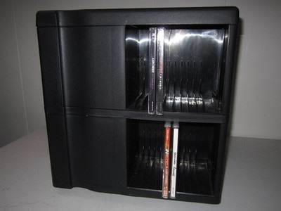 Alpha 96 CD Storage holder spinner Cube Box Spinning rotating case rack carousel | eBay
