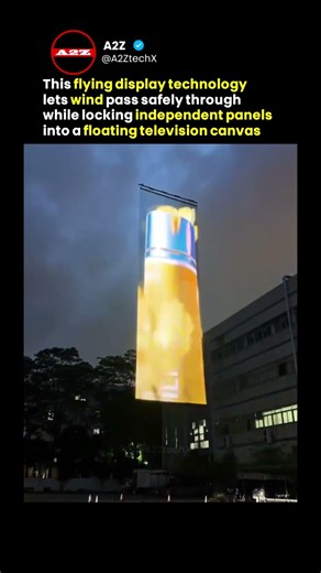 China Just Launched a Floating "Sky TV" Made of Hundreds of Drones
