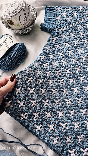 CrochetHighway Ana-Maria Babanica | But it actually is ✨️ When you choose a reversible crochet pattern! Did you know I have 4 crochet sweater patterns that are fully... | Instagram