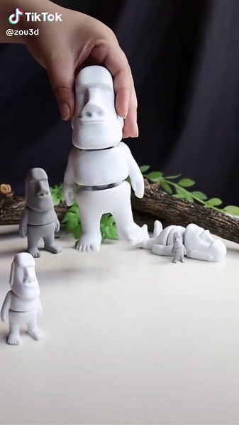 This Moai is very cool! Join our Patreon community to print lots of cool STL! #3d #3dprinting #moai