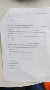 b) Objective lens converges electron beam into a fine beam and ... | Filo