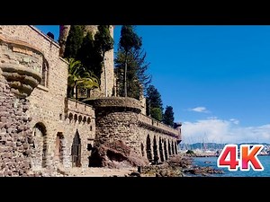 Walk around the Garden of the Mandelieu La Napoule Castle in the South Of France #frenchriviera 🇫🇷