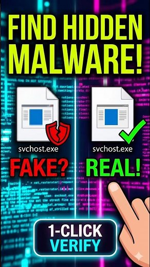 How to Find Hidden Malware in 1 Click! 🕵️‍♂️ (Windows Secret)
