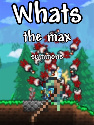 What is The Max Summons in Terraria? #terraria #gaming #tiktok | Terraria