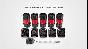 CNLINKO 12 Pin Power Industrial Circular Connector, Female Plug & Male Panel Mount Receptacles Socket Jack, Outdoor Waterproof IP67, AC DC