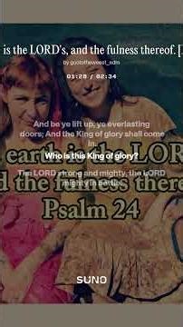 The earth is the LORD's, and the fulness thereof. [Psalm 24]