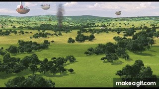 Home (2015) - gas station fight on Make a GIF