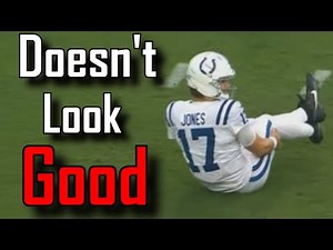 The play Daniel Jones injured his Achilles | Indianapolis Colts Vs Jacksonville Jaguars