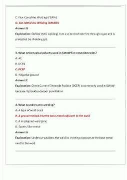 Certified Welder AWS Practice Exam 2 QUESTIONS AND CORRECT ANSWERS VERIFIED ANSWERS PLUS RATIONALES