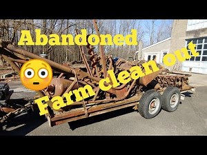 Abandoned farm clean out