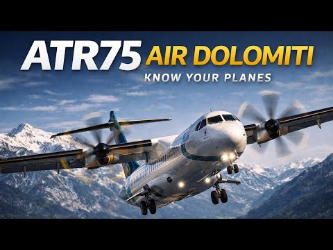 ATR75 - Air Dolomiti | World of Airports: Know Your Planes