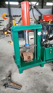 Electric Motor Cutting Machine - Hydraulic Motor Cutter DO you want to recycle copper from electric motor scraps? Then this machine will be very necessary. Email: helenzhang.suny@gmail.com Whatsapp/Wechat: 86 130 1768 7303 (Helen) | Suny Machinery