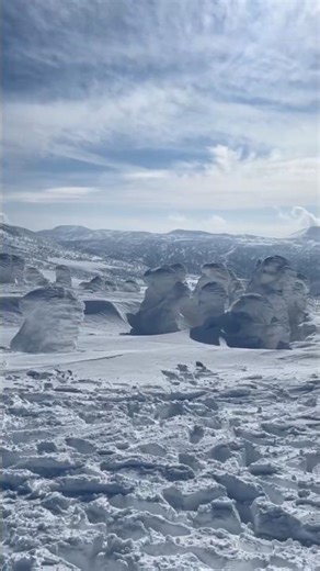 Insane Snow Walls in Hakkoda, Japan ❄️ Winter Wonderland You Must See!#shorts