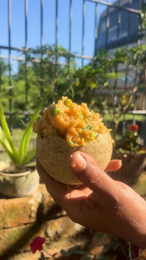 Archana das on Instagram: "কদবেল মাখা #kodbelmatha #kodbel #bel #cookingreels"