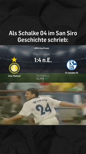 Schalke 04 gewinnt den UEFA-Cup 1997 | Elfmeterschießen gegen Inter Mailand