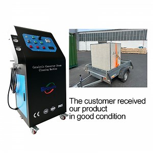 [Hot Item] Brown Car Care & Cleanings Maintenance Garage Machines Wash Truck Catalytic Converter Stream Cleaning Machine