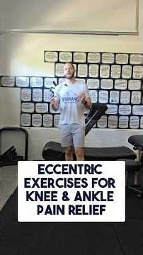 Eccentric Exercises for Knee & Ankle Pain Relief #shorts