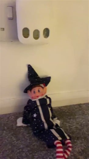 Elfy the morning dressing gown and elfed the wizard 🧙