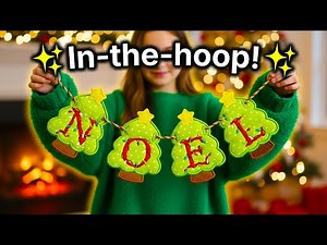 Tree Bunting In-the-Hoop Tutorial | Beginner-Friendly Machine Embroidery Tutorial