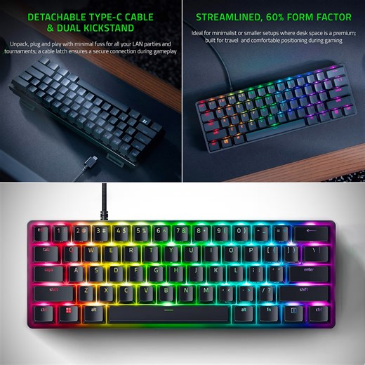 Don't Pay $120, Get a Razer Huntsman Mini 60% Gaming Keyboard for $67.76 Shipped – Today Only