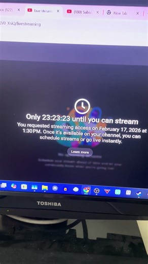 Stream countdown officially starts