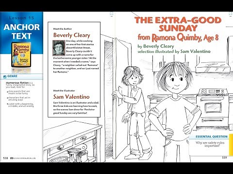 Journeys Lesson 15 for Third Grade: The Extra-Good Sunday from Ramona Quimby, Age 8