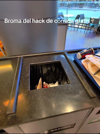 Broma del hack de comida gratis🗿 #funnyvideos #prank #usa #viral #fyp