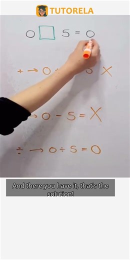 Solving 0?5=0: Discover the Correct Operator! #Math #OrderOfOperationsForBeginners
