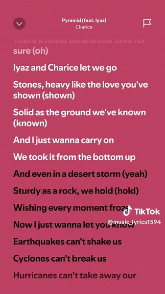 Pyramid lyrics by Charice ft. Iyaz #spotify #lyrics #songlyrics #fyp #fullsong #fulllyrics #pyramid #charice #iyaz #music_lyrics1594