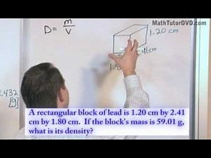 Density in Chemistry - Practice Problem