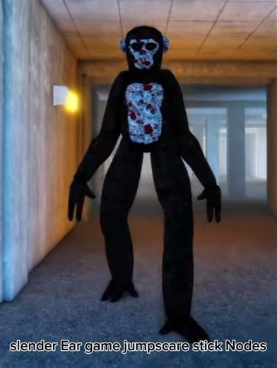Ear game slender jumpscare (stick Nodes) #gorillatag