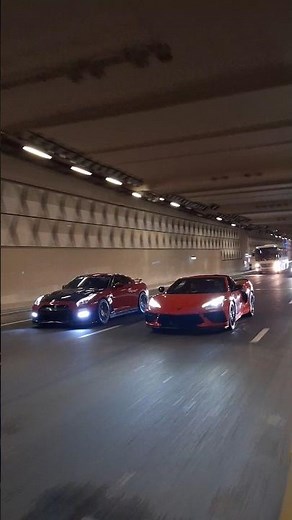 Nissan GT-R vs Corvette C8! #Nissan #GTR #Corvette