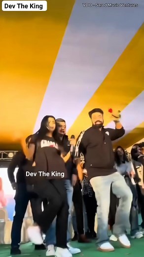 294K views · 4.5K reactions | #Kishori live performance by #Dev & #IdhikaPaul at Raiganj University college #Khadaan 望 Dev | Dev The King | Facebook