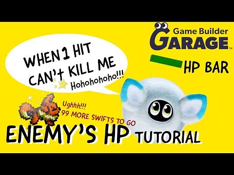 Enemy HP & Overhead HP (Health) Bar | Game Builder Garage Tutorials #13