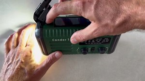 Emergency Crank Radio, 20000mAh / 74000mWh Solar Hand Crank Weather Radio with NOAA/AM/FM, Battery Powered Radio with Cell Phone Charger, Reading Lamp, Flashlight & SOS for Emergencies/Home