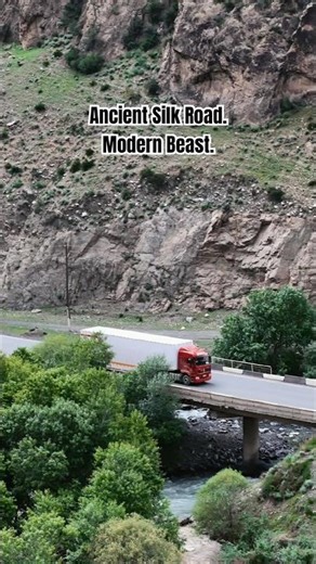 Silk Road: A Modern Beast’s Journey 🚛🏔️ #Shorts