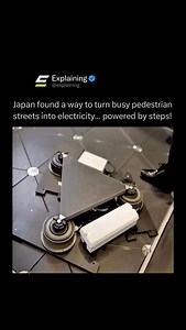 Explaining on Instagram: "Follow (us) @Explaining to learn something NEW everyday 易 Japan has developed piezoelectric sidewalks that generate electricity from footsteps ⚡️ In crowded areas like Shibuya Station, the pressure of millions of people walking produces enough power to run lights and displays, turning busy streets into small clean energy sources. • #technology #explore #japan #reels"