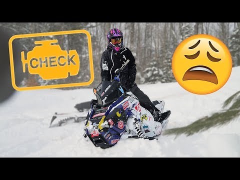 BLOWING UP MY BRAND NEW SNOWMOBILE...