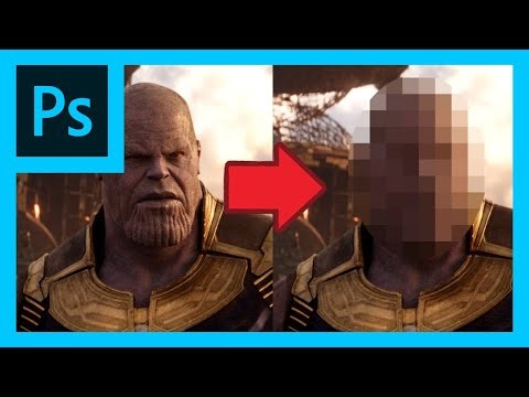 Photoshop Tutorial: Censor Pixelated Effect on Face