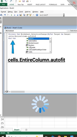 Excel autofit column trick || MS Excel short trick || MS Excel shorts || MS Excel Tutorial short