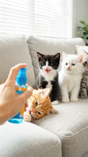 cat watergun prank #cat #prank #watergun #funny #shorts