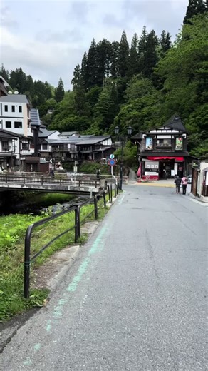 銀山温泉に行ってきました。レトロな雰囲気で心地いい！#銀山温泉街 #風景動画