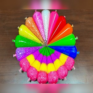 18K views · 203 reactions | Making Foam Slime With Piping Bags - GLOSSY SLIME - ASMR Slime Videos | Elsa Slime | Facebook