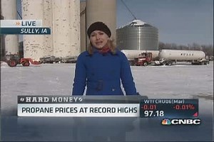 Propane prices at record highs