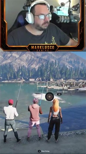 Fishing in GTA V gets out of hand fast #gta #fivem #shorts