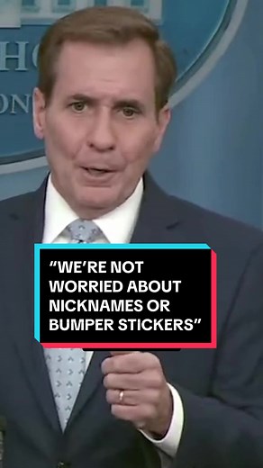 NSC Coordinator John Kirby pushed back on names protestors have used for #JoeBiden, saying the word is being used “inappropriately.” #news #newsweek #politics #israel #palestine